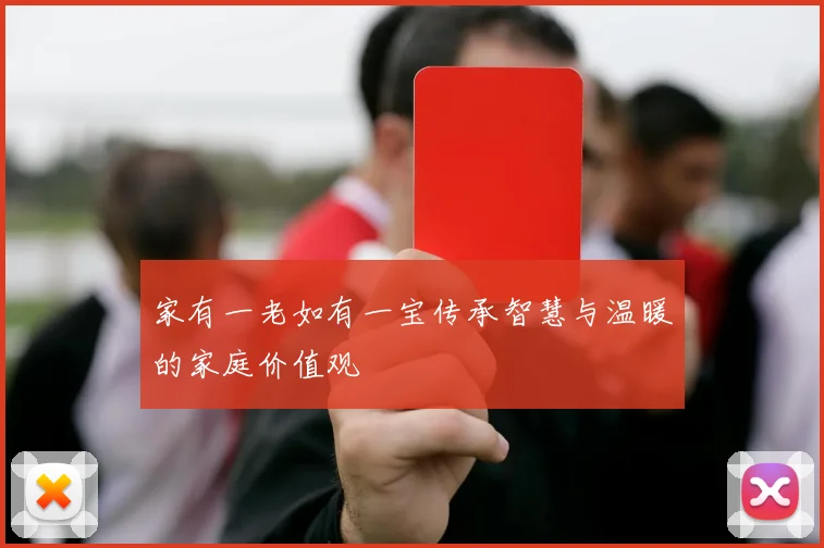 家有一老如有一宝传承智慧与温暖的家庭价值观